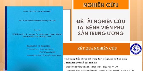 Nghiên cứu của Linh Tự Đan tại Bệnh viện Phụ sản Trung ương